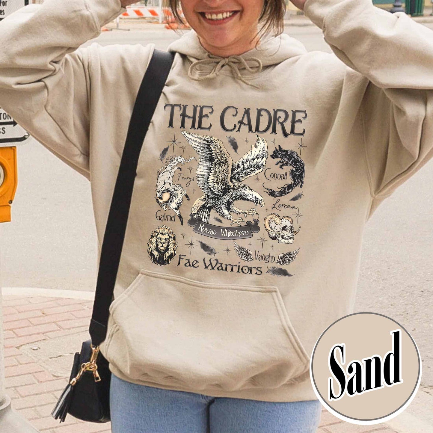 Bookish Hoodie, Cadre of Fae Warriors Throne of Glass Hoodie, Rowan Whitethorn Hoodie