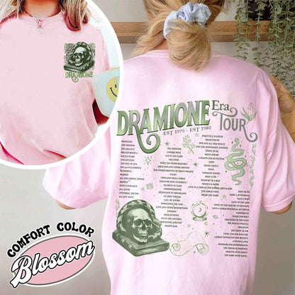 Bookish Fan Fic Comfort Colors Shirt,Dramione Tour Shirt,Magic Wizard School,HP Shirt,Wizard School Snake House