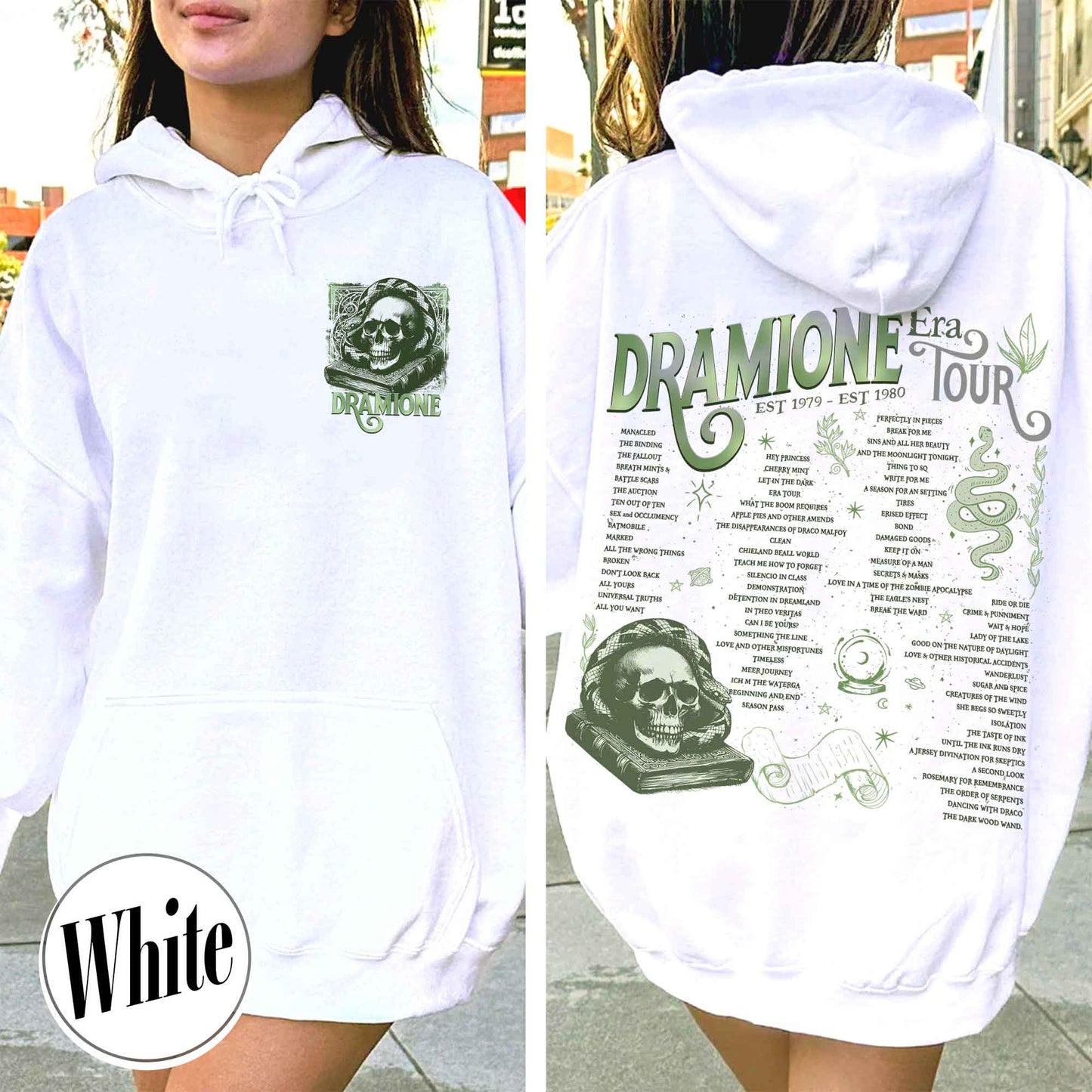 Bookish Fan Fic Hoodie,Dramione Tour Hoodie,Magic Wizard School,HP Hoodie,Wizard School Snake House