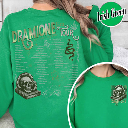 Bookish Fan Fic Sweatshirt,Dramione Tour Sweatshirt,Magic Wizard School,HP Sweatshirt,Wizard School Snake House