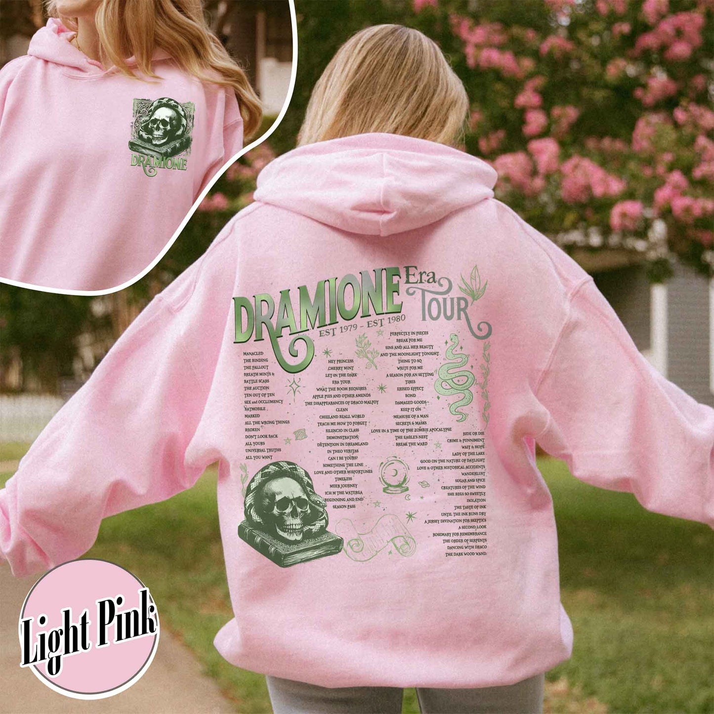 Bookish Fan Fic Hoodie,Dramione Tour Hoodie,Magic Wizard School,HP Hoodie,Wizard School Snake House