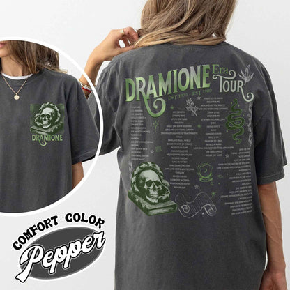Bookish Fan Fic Comfort Colors Shirt,Dramione Tour Shirt,Magic Wizard School,HP Shirt,Wizard School Snake House