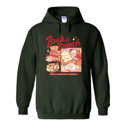 Booklover Hoodie, Book Brunch Social Club Hoodie, Breakfast Club Booktok Hoodie