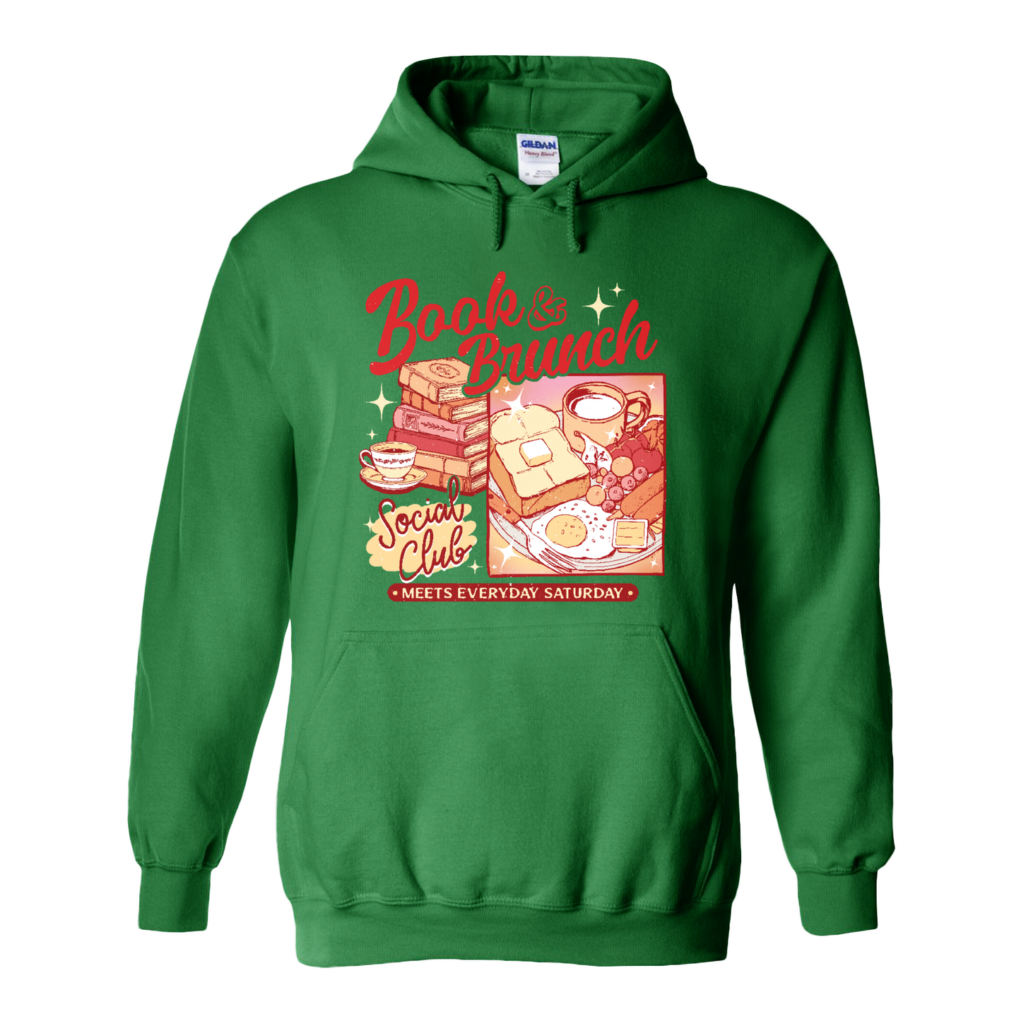 Booklover Hoodie, Book Brunch Social Club Hoodie, Breakfast Club Booktok Hoodie