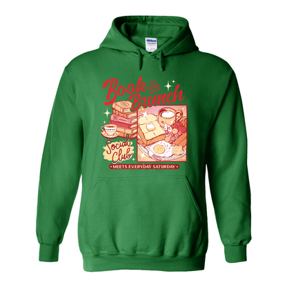 Booklover Hoodie, Book Brunch Social Club Hoodie, Breakfast Club Booktok Hoodie