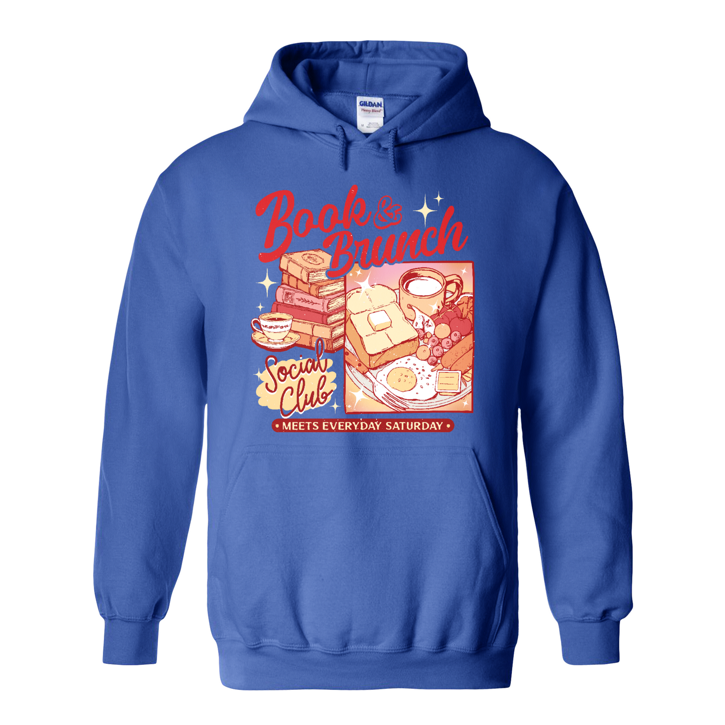 Booklover Hoodie, Book Brunch Social Club Hoodie, Breakfast Club Booktok Hoodie