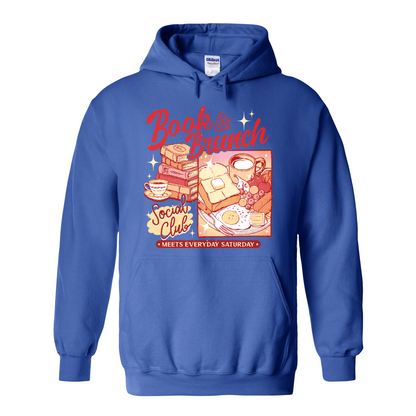 Booklover Hoodie, Book Brunch Social Club Hoodie, Breakfast Club Booktok Hoodie