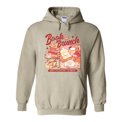Booklover Hoodie, Book Brunch Social Club Hoodie, Breakfast Club Booktok Hoodie