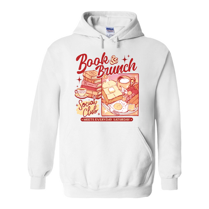 Booklover Hoodie, Book Brunch Social Club Hoodie, Breakfast Club Booktok Hoodie