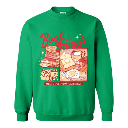 Booklover Sweatshirt, Book Brunch Social Club Sweatshirt, Breakfast Club Booktok Sweatshirt
