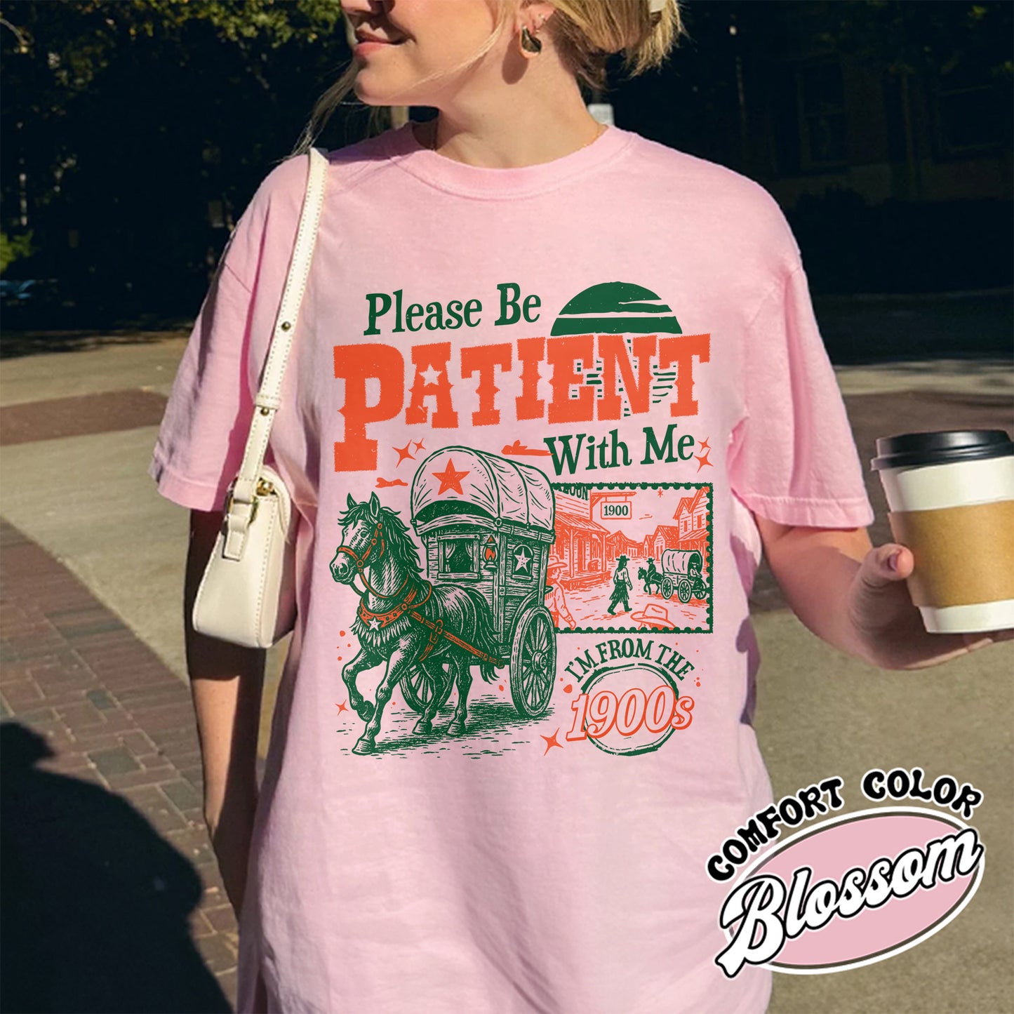 Born in 1900s Comfort Colors Shirt,Please Be Patient with Me I'm from the 1900s Shirt, Funny Graphic Shirt