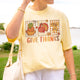 Thanksgiving Holiday, Give Thanks Coquette, Fall Pumpkin Turkey, Grateful Thankful Blessed, Autumn Gift Tshirt