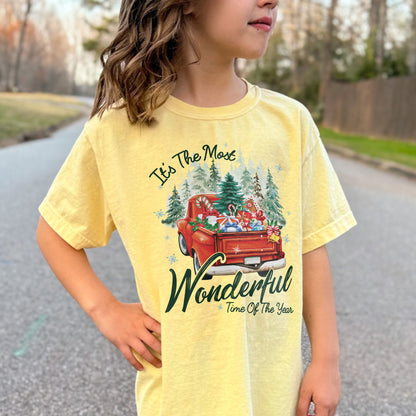 It’s The Most Wonderful Time Of The Year Chrismast Holiday Youth Tshirt