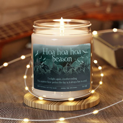 Hoa Hoa Hoa Season Candle, Edward Jacob Candle, Bella Swan, Christmas Bookish Gift, Movie Gift, Spooky Readers Candle, Forks Washington Bookish