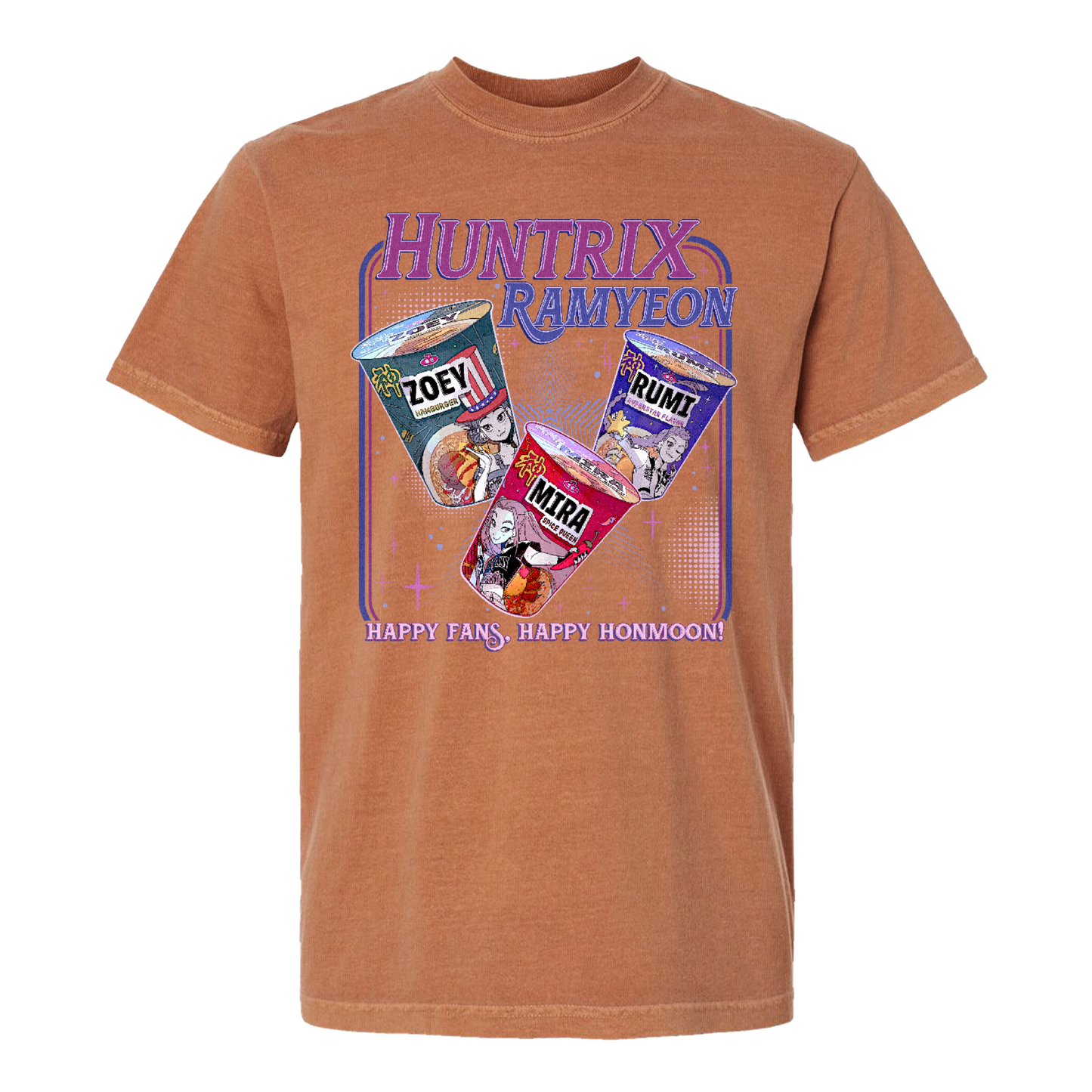 Kpdh Ramyeon Comfort Colors Shirt, Demon Hunter Movie Inspired Noodle T Shirt, Cool Korea Inspired Apparel, Gift for Her, Saja Girls Fan