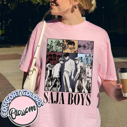 Saja Boys Kpop Demon Hunters Comfort Colors T Shirt, Saja Boys Huntrix, Mira Pullover for Zoey, Demon Hunter Merch, Jinu Tee, Rumi Fan Gift