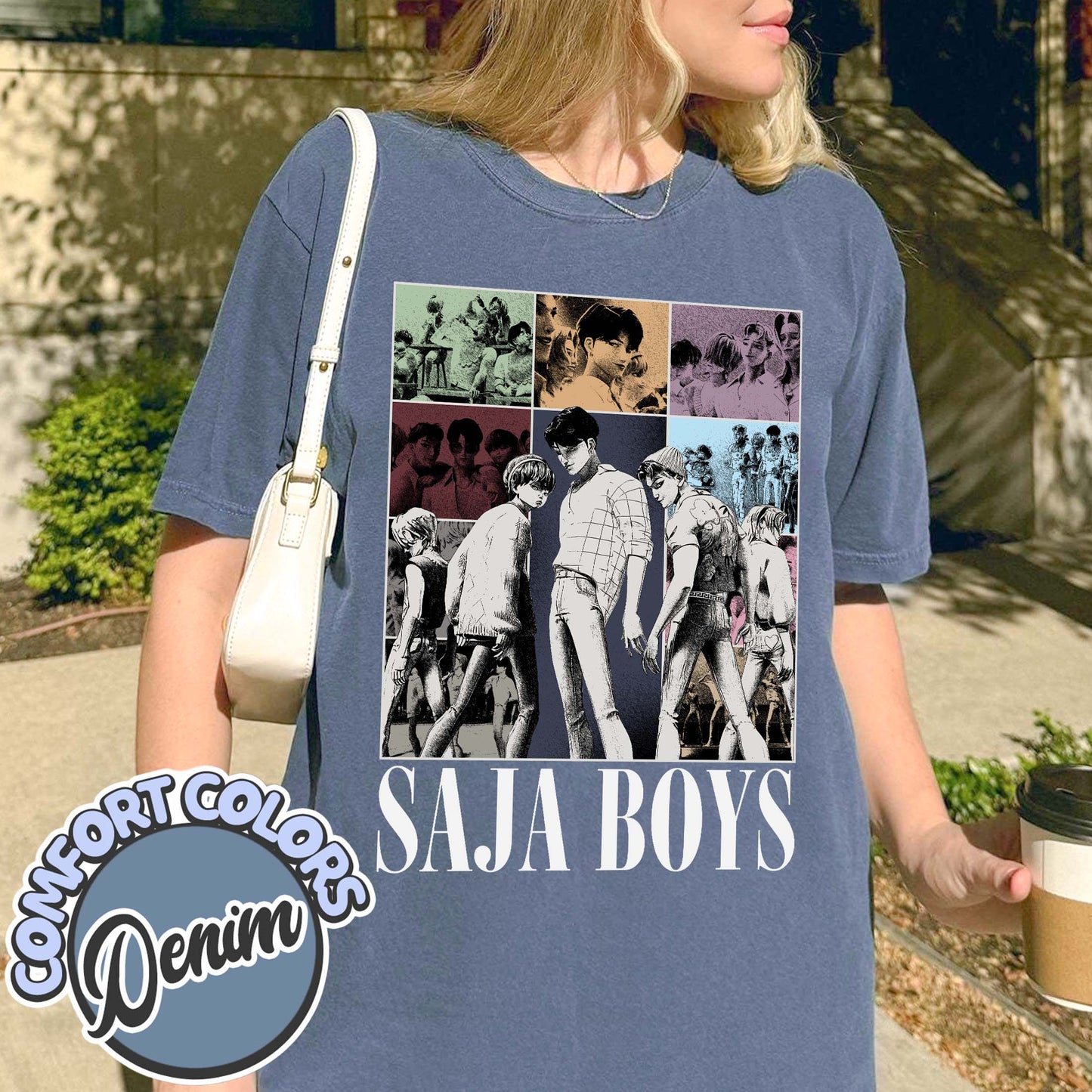 Saja Boys Kpop Demon Hunters Comfort Colors T Shirt, Saja Boys Huntrix, Mira Pullover for Zoey, Demon Hunter Merch, Jinu Tee, Rumi Fan Gift