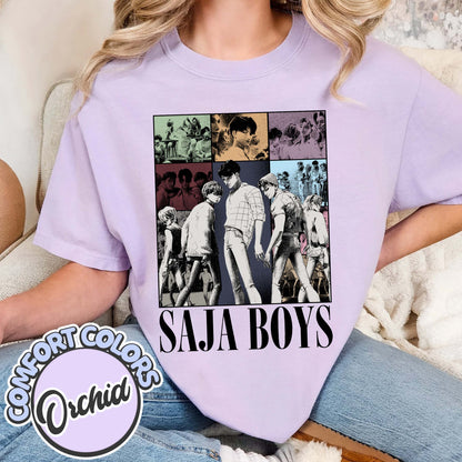 Saja Boys Kpop Demon Hunters Comfort Colors T Shirt, Saja Boys Huntrix, Mira Pullover for Zoey, Demon Hunter Merch, Jinu Tee, Rumi Fan Gift