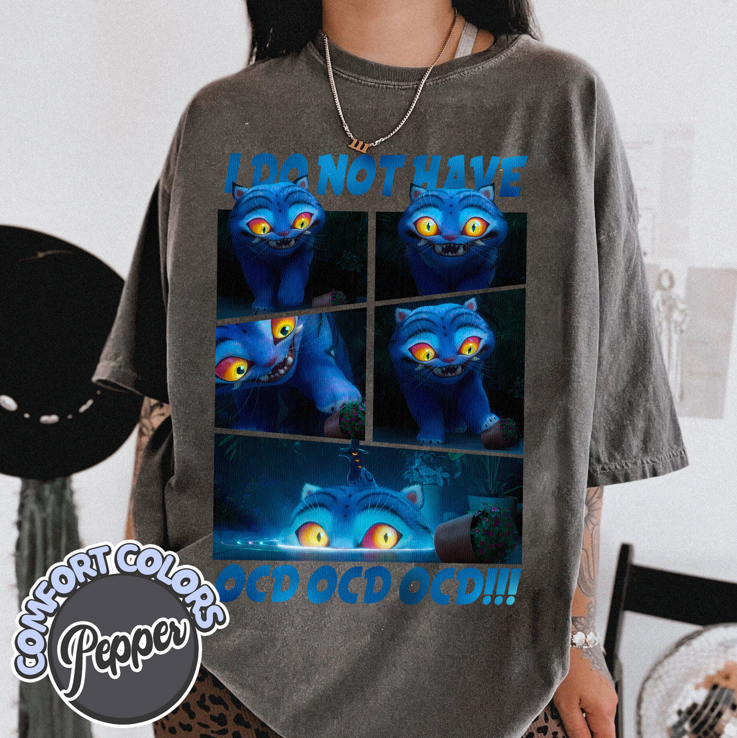 Cute Demon Hunter Tiger Comfort Tshirt, Derpy the Tiger Demon Hunter Tee, Hunters Tiger Fan, Kpop Saja Boys, I Do Not Have Ocd Ocd Ocd Shirt