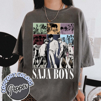 Saja Boys Kpop Demon Hunters Comfort Colors T Shirt, Saja Boys Huntrix, Mira Pullover for Zoey, Demon Hunter Merch, Jinu Tee, Rumi Fan Gift