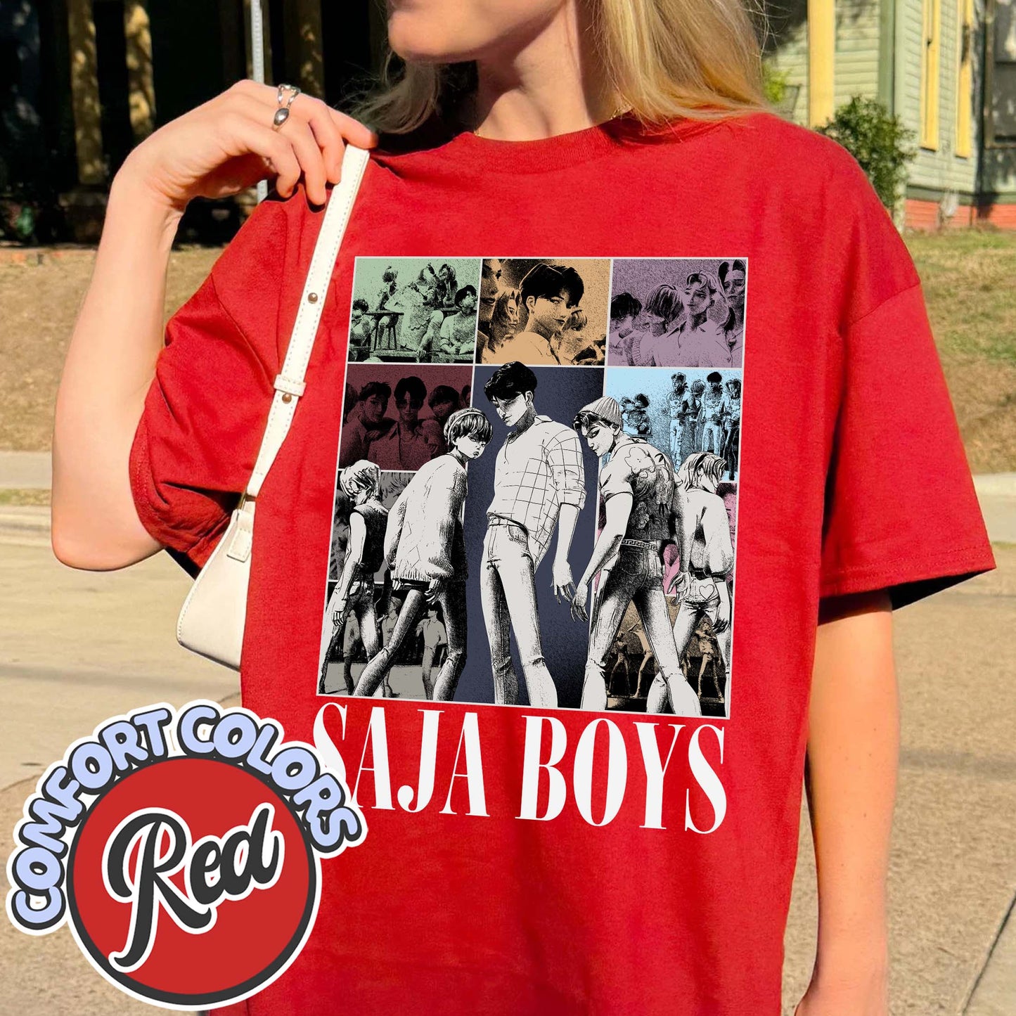 Saja Boys Kpop Demon Hunters Comfort Colors T Shirt, Saja Boys Huntrix, Mira Pullover for Zoey, Demon Hunter Merch, Jinu Tee, Rumi Fan Gift