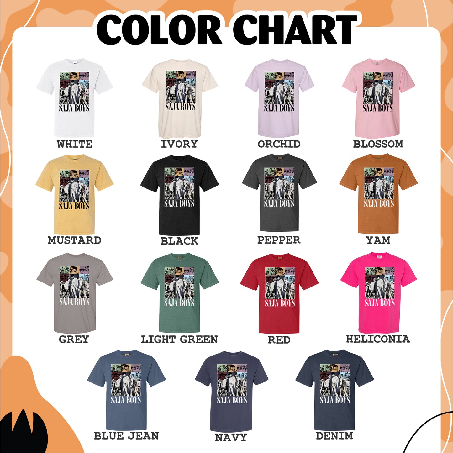 Saja Boys Kpop Demon Hunters Comfort Colors T Shirt, Saja Boys Huntrix, Mira Pullover for Zoey, Demon Hunter Merch, Jinu Tee, Rumi Fan Gift