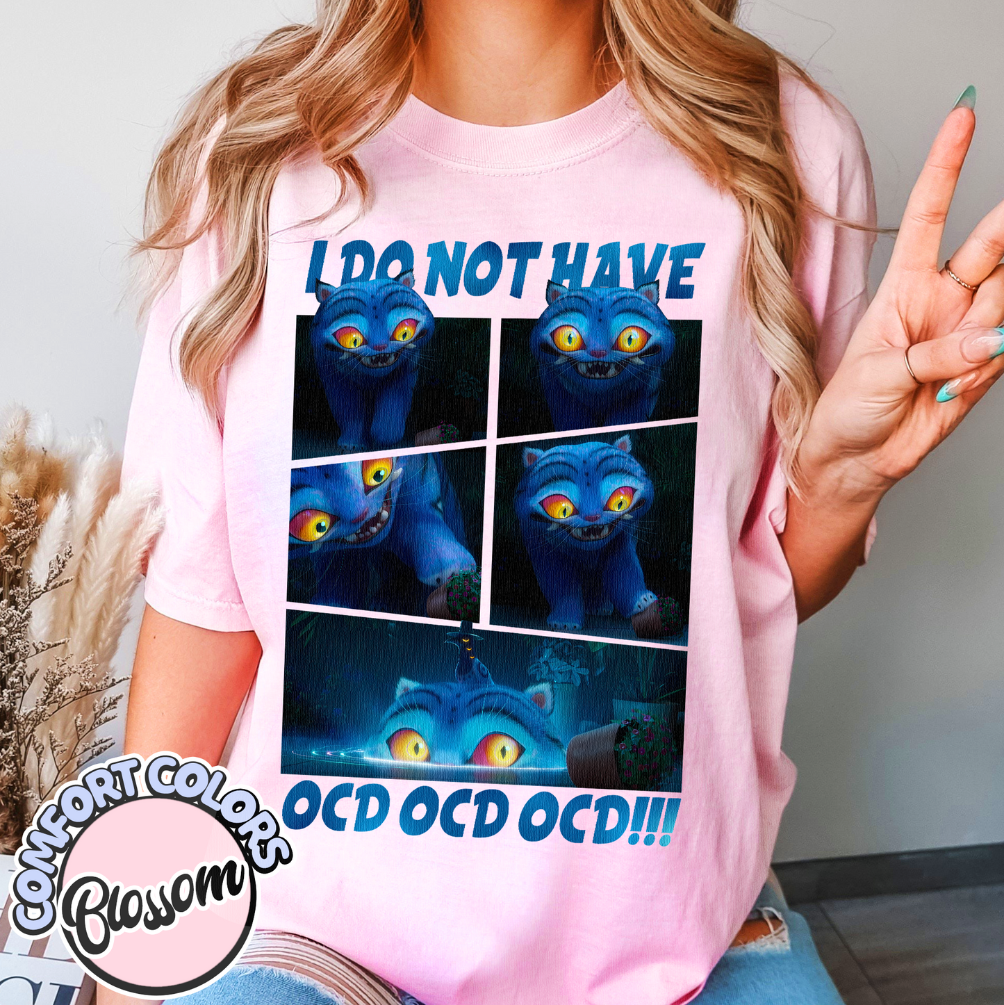 Cute Demon Hunter Tiger Comfort Tshirt, Derpy the Tiger Demon Hunter Tee, Hunters Tiger Fan, Kpop Saja Boys, I Do Not Have Ocd Ocd Ocd Shirt