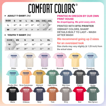 Freedom Shirt: Charlie Kirk Quote, American Flag Memorial Shirt