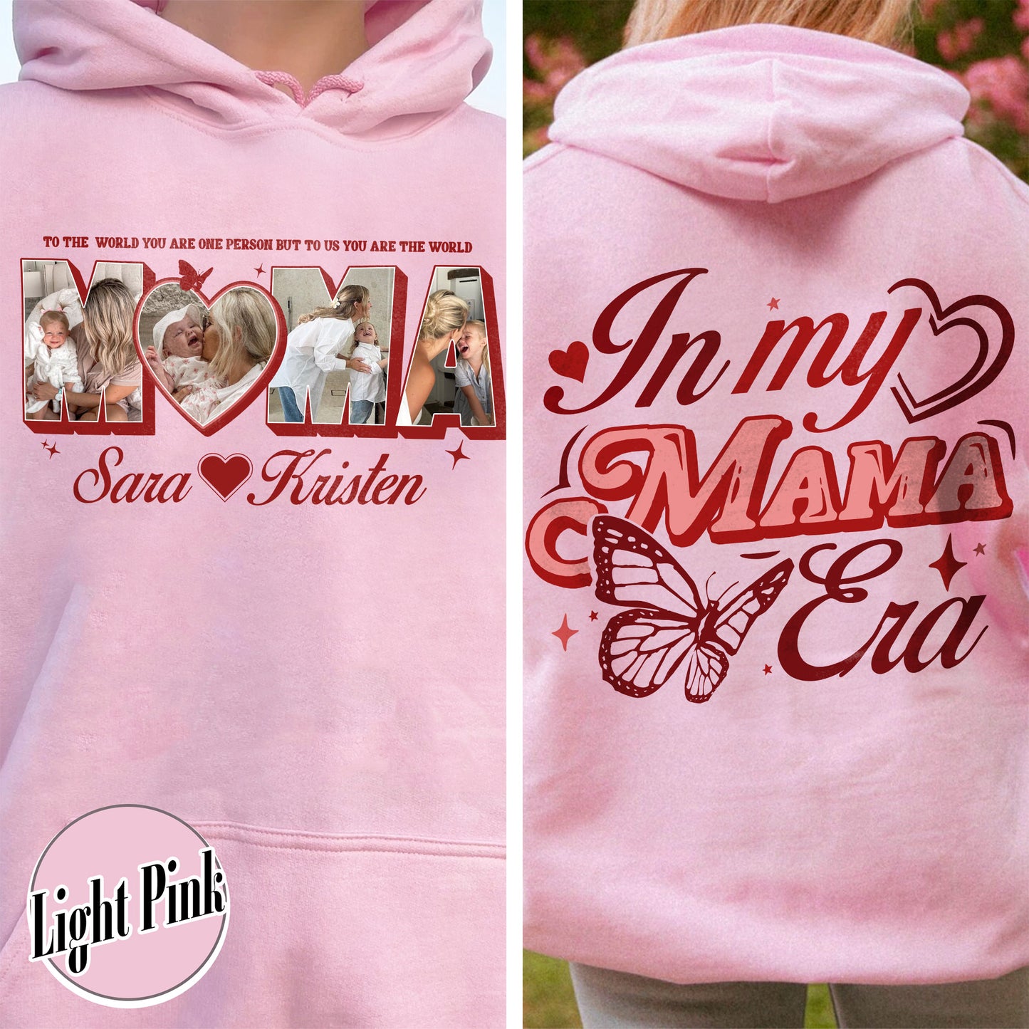 CUSTOM MAMA Photo Hoodie,Customized Mother's Day Gift,Gift For Mama,Gift for MOM