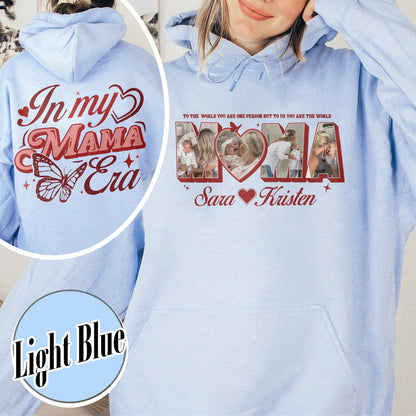 CUSTOM MAMA Photo Hoodie,Customized Mother's Day Gift,Gift For Mama,Gift for MOM