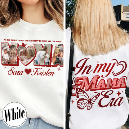 CUSTOM MAMA Photo Sweatshirt,Customized Mother's Day Gift,Gift For Mama,Gift for MOM