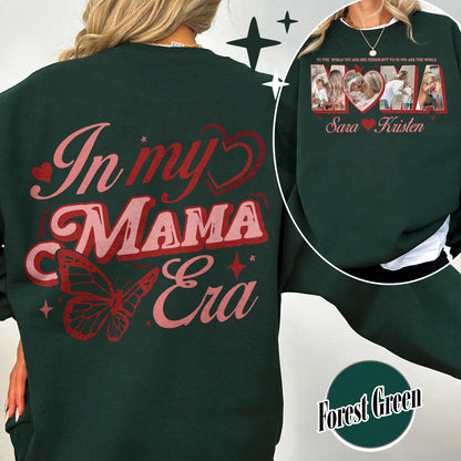 CUSTOM MAMA Photo Sweatshirt,Customized Mother's Day Gift,Gift For Mama,Gift for MOM