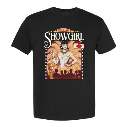 Call Me Showgirl Shirt, Retro Showgirl Era Tee, Vintage Showgirl Shirt, Trendy Fan Gift Top