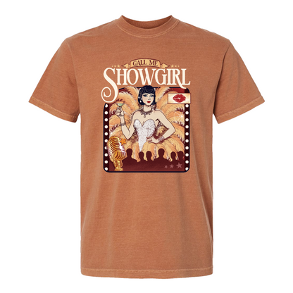 Call Me Showgirl Shirt, Retro Showgirl Era Tee, Vintage Showgirl Shirt, Trendy Fan Gift Top