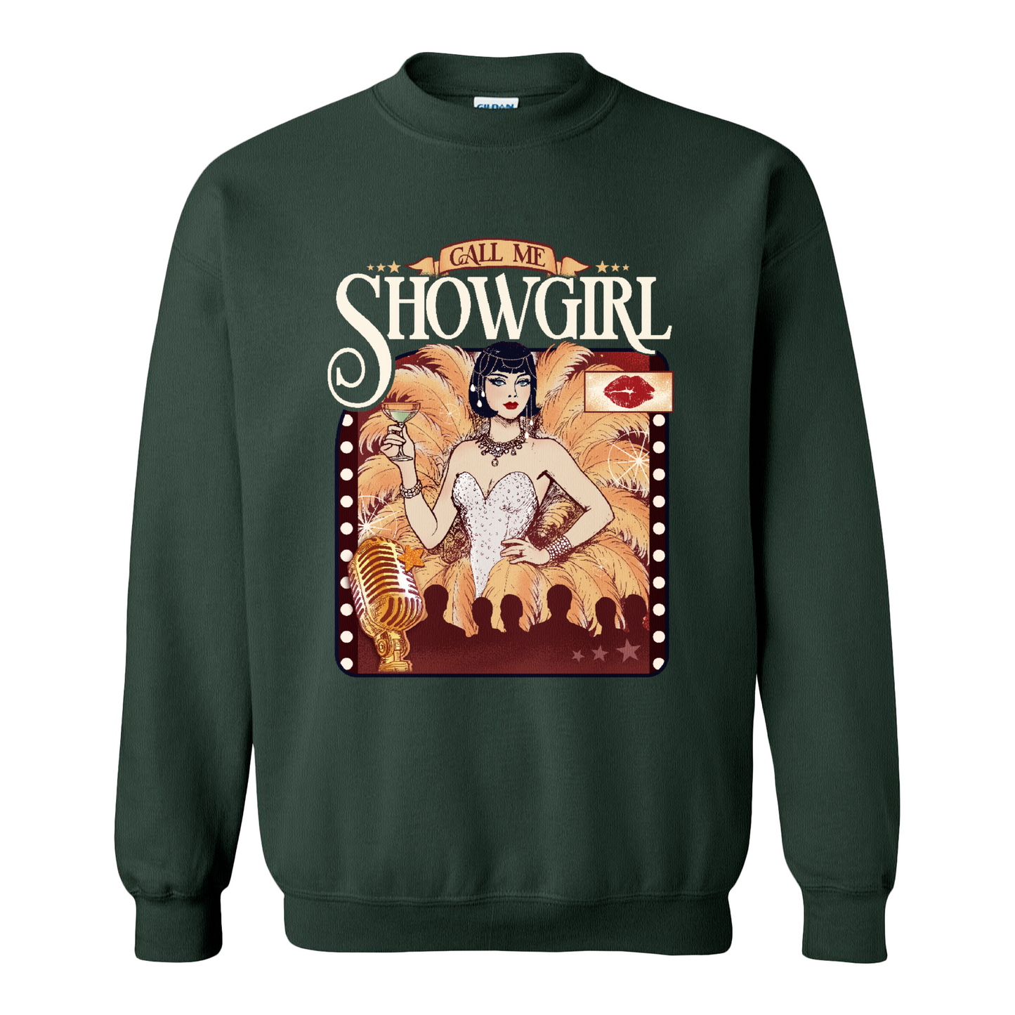 Call Me Showgirl Sweatshirt, Retro Showgirl Era Sweatshirt, Vintage Showgirl Sweatshirt, Trendy Fan Gift Top