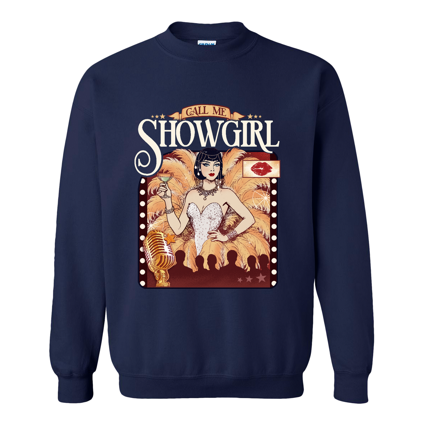 Call Me Showgirl Sweatshirt, Retro Showgirl Era Sweatshirt, Vintage Showgirl Sweatshirt, Trendy Fan Gift Top