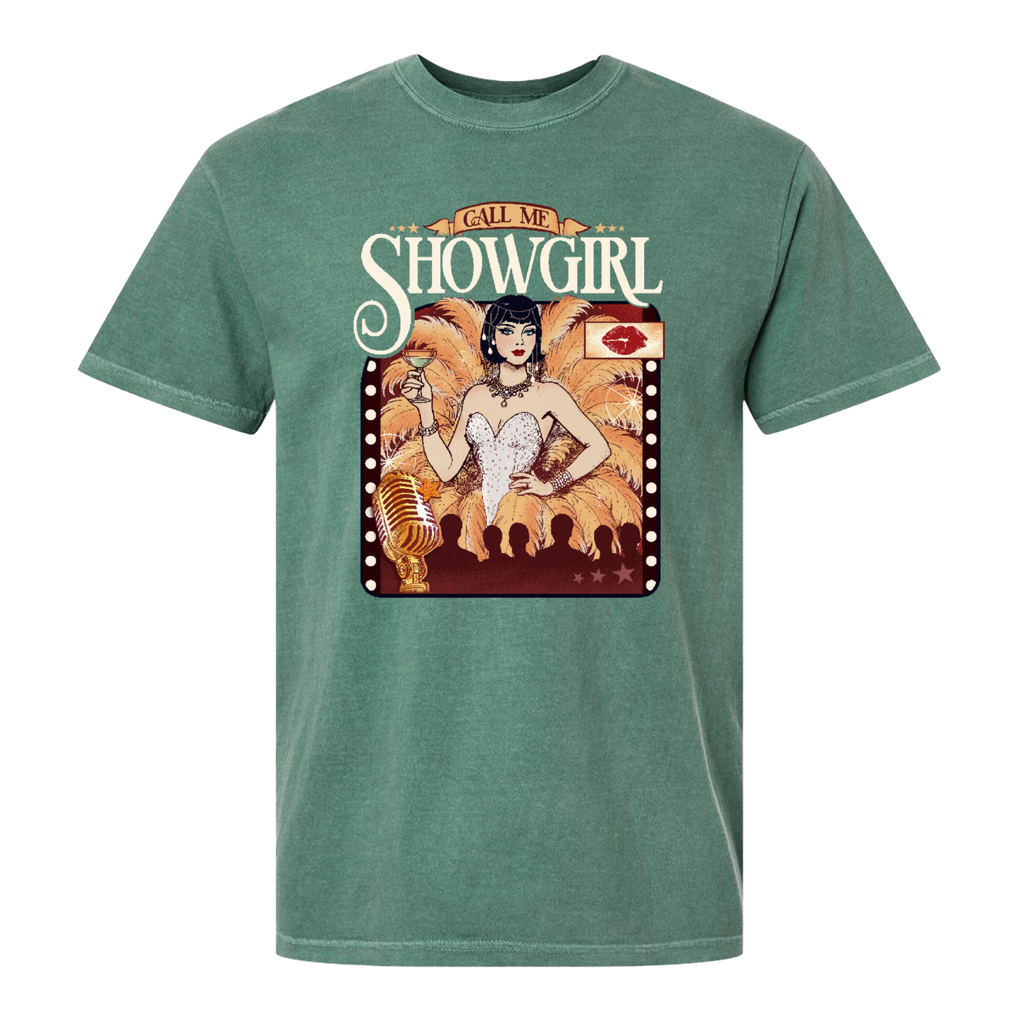 Call Me Showgirl Shirt, Retro Showgirl Era Tee, Vintage Showgirl Shirt, Trendy Fan Gift Top
