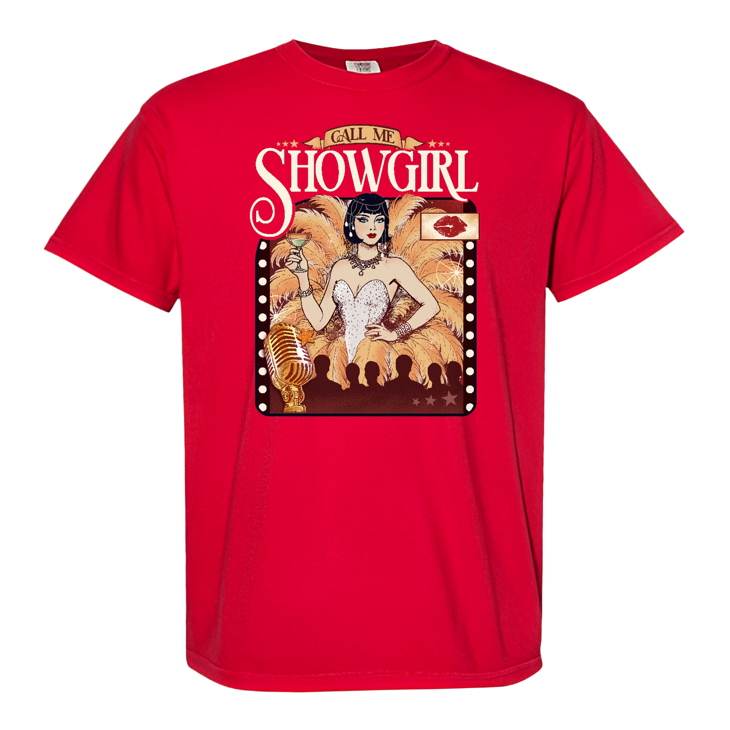 Call Me Showgirl Shirt, Retro Showgirl Era Tee, Vintage Showgirl Shirt, Trendy Fan Gift Top