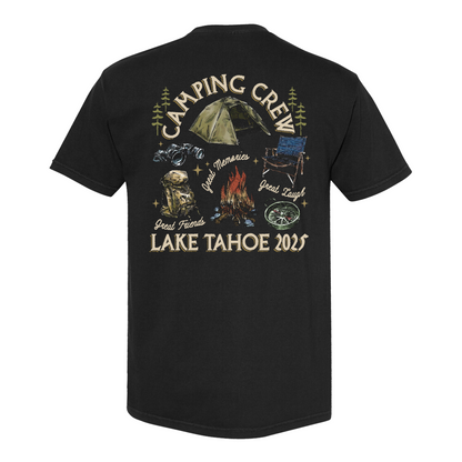 Camping Comfor Color Shirt, Custom Camping Crew 2025 Shirt, Friends Camping Shirt, Matching Camping Tees