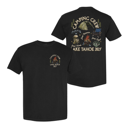 Camping Comfor Color Shirt, Custom Camping Crew 2025 Shirt, Friends Camping Shirt, Matching Camping Tees