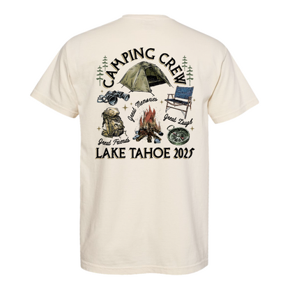 Camping Comfor Color Shirt, Custom Camping Crew 2025 Shirt, Friends Camping Shirt, Matching Camping Tees