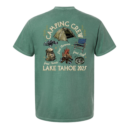 Camping Comfor Color Shirt, Custom Camping Crew 2025 Shirt, Friends Camping Shirt, Matching Camping Tees