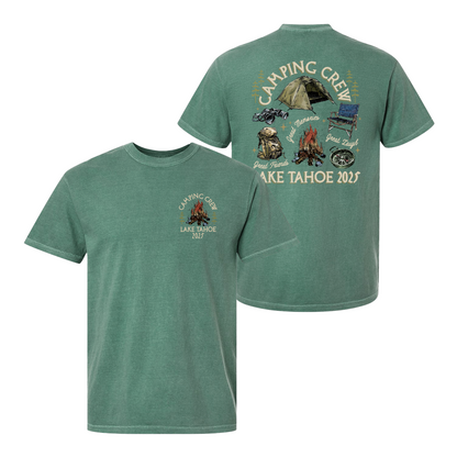 Camping Comfor Color Shirt, Custom Camping Crew 2025 Shirt, Friends Camping Shirt, Matching Camping Tees