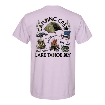 Camping Comfor Color Shirt, Custom Camping Crew 2025 Shirt, Friends Camping Shirt, Matching Camping Tees