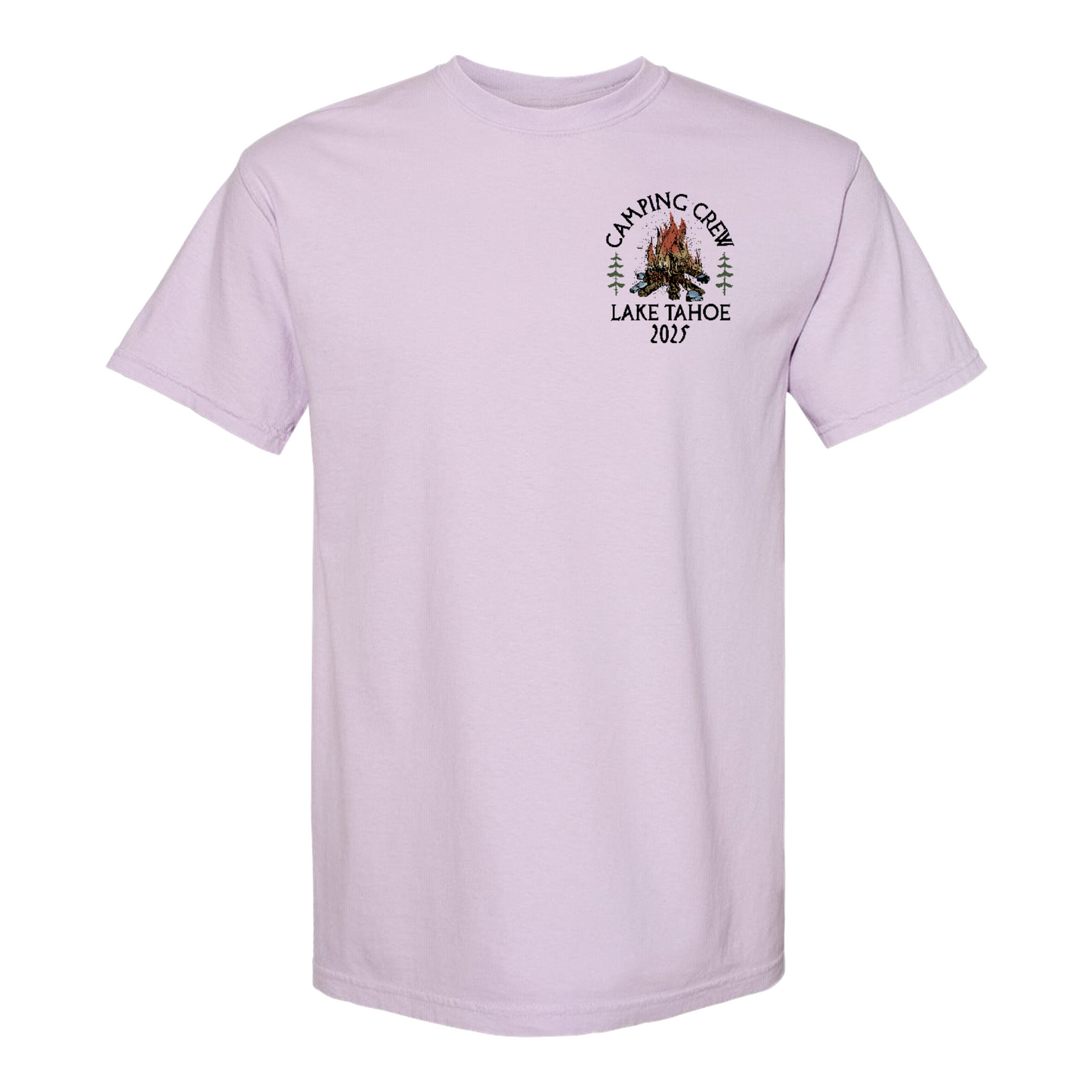 Camping Comfor Color Shirt, Custom Camping Crew 2025 Shirt, Friends Camping Shirt, Matching Camping Tees