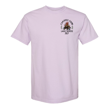 Camping Comfor Color Shirt, Custom Camping Crew 2025 Shirt, Friends Camping Shirt, Matching Camping Tees