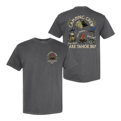 Camping Comfor Color Shirt, Custom Camping Crew 2025 Shirt, Friends Camping Shirt, Matching Camping Tees