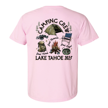 Camping Comfor Color Shirt, Custom Camping Crew 2025 Shirt, Friends Camping Shirt, Matching Camping Tees