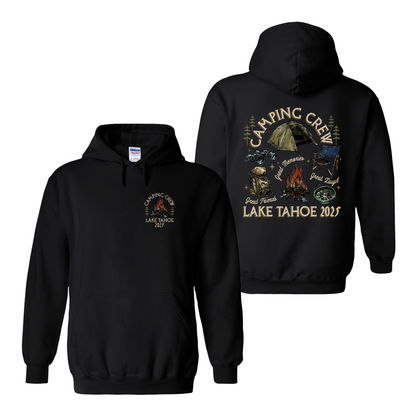 Camping Hoodie, Custom Camping Crew 2025 Hoodie, Friends Camping Hoodie, Matching Camping Hoodie