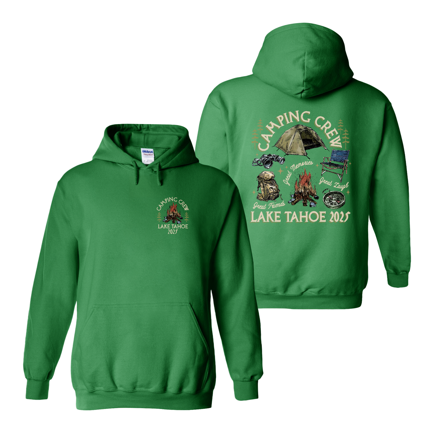 Camping Hoodie, Custom Camping Crew 2025 Hoodie, Friends Camping Hoodie, Matching Camping Hoodie